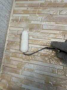 明石市U様クリヤー塗装上塗り