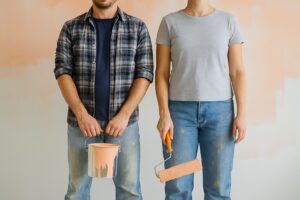 外壁塗装の職人画像