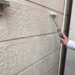 NFE2光触媒コーティング施工中の様子