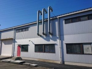 NFE2施工実績の集合写真（工場・病院・テナント）