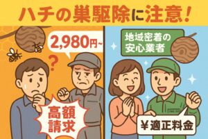 蜂の巣駆除注意喚起